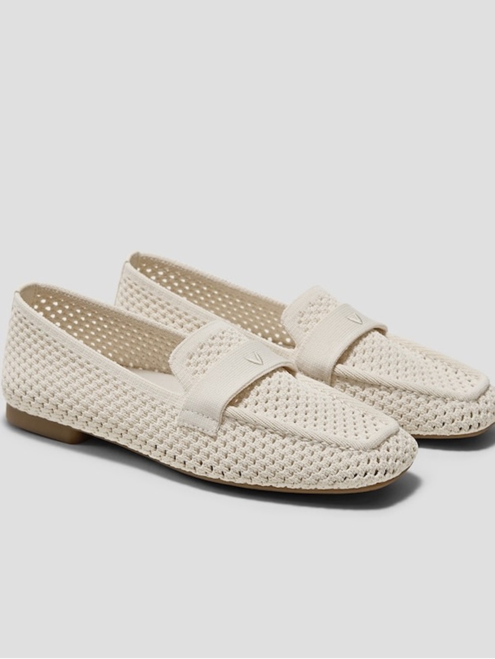 Vivaia Square Toe Icon Loafers Silvie Pale Apricot Size 39/ 8
